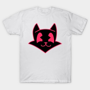 Happy Kitty Black and Red T-Shirt